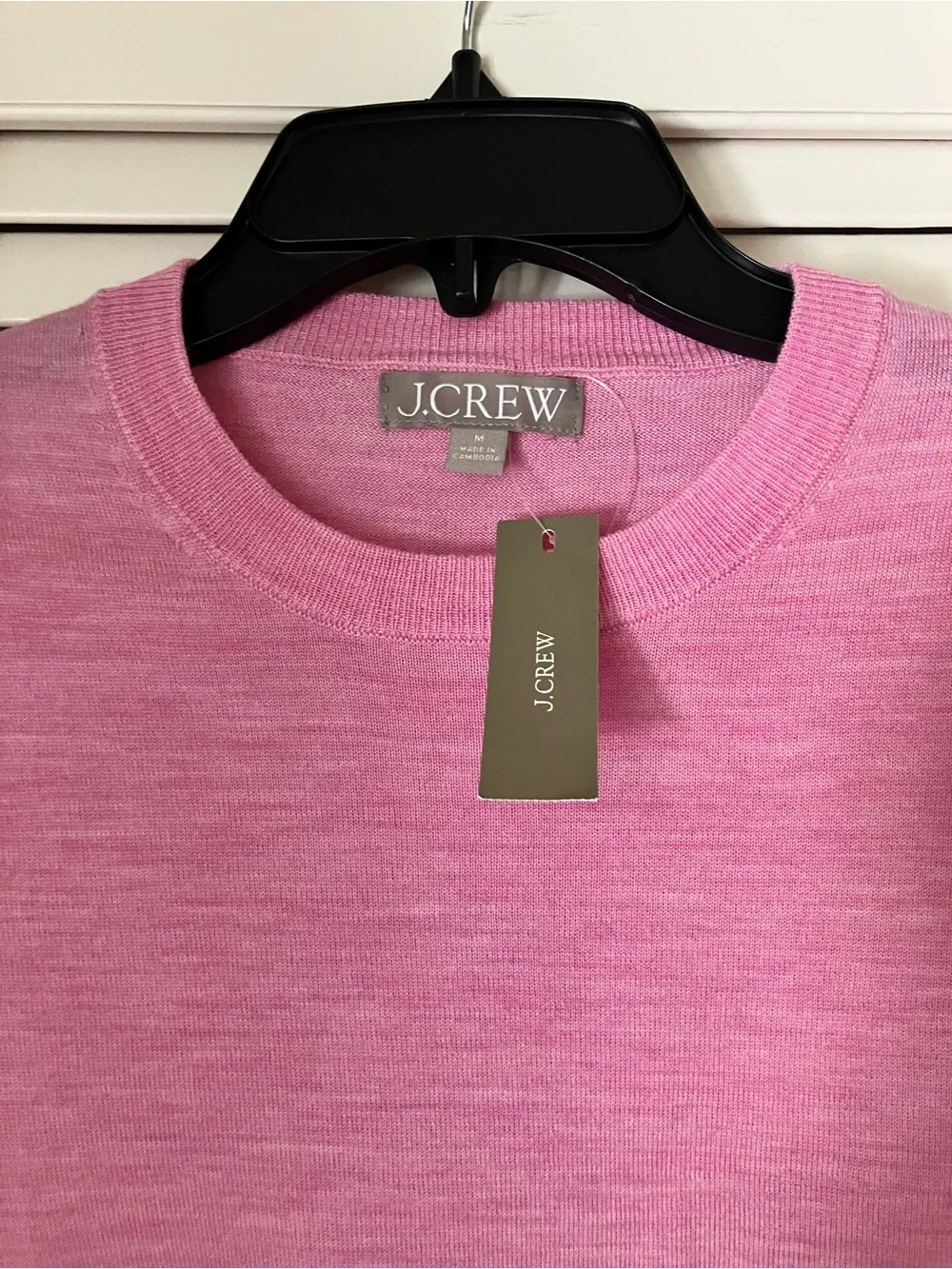 J.Crew Pink Carolyn Crewneck Sweater